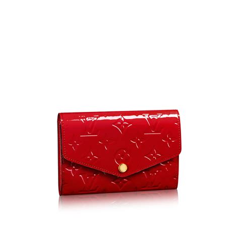 louis vuitton small red wallet